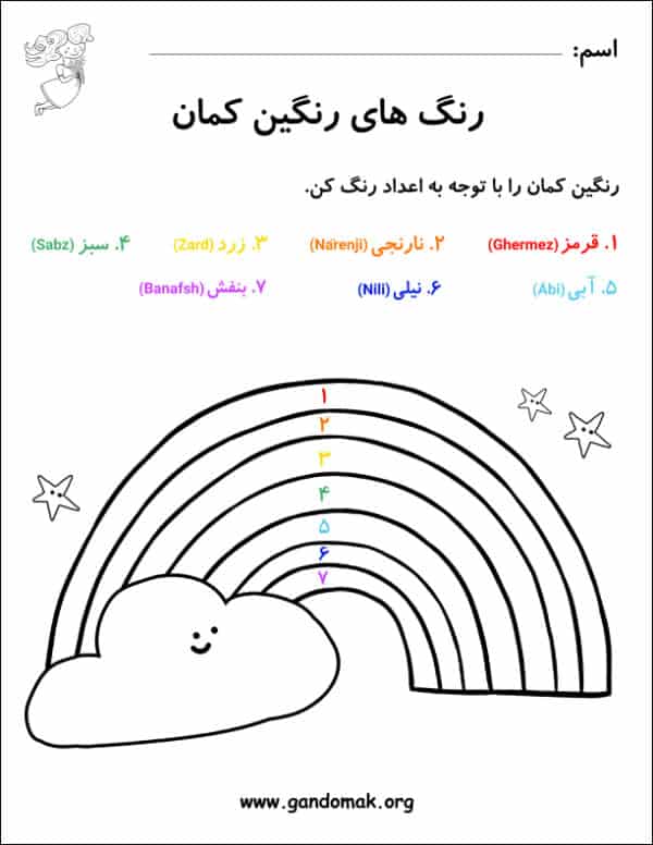 Rainbow Color by Number - رنگ آمیزی رنگین کمان با اعداد - Image 2